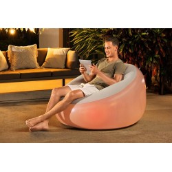 Dmuchany Fotel Podświetlany 102 x 97 x 71 cm Bestway 75086