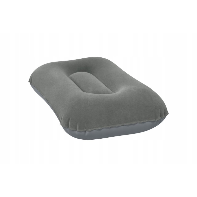 Dmuchana Poduszka Welurowa Szara 42 cm Bestway 67121