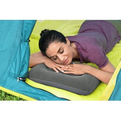 Dmuchana Poduszka Welurowa Szara 42 cm Bestway 67121