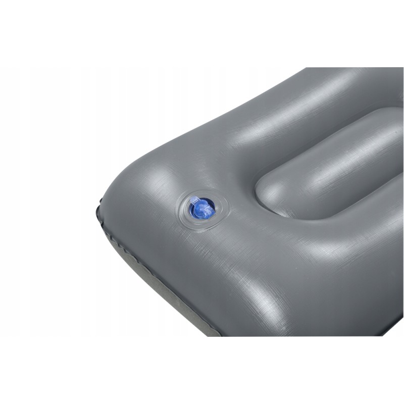 Dmuchana Poduszka Welurowa Szara 42 cm Bestway 67121