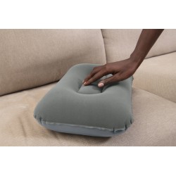 Dmuchana Poduszka Welurowa Szara 42 cm Bestway 67121