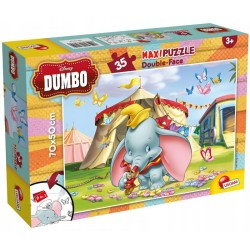 Puzzle dwustronne Maxi 35 elementów Dumbo 74150 LISCIANI