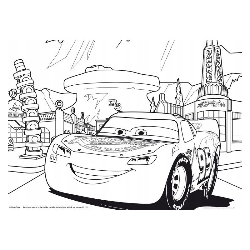 Puzzle dwustronne 35el Maxi Cars 3 Go! Go! Go! 60665