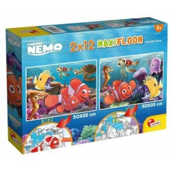 Puzzle dwustronne Supermaxi 2x12el. 50x35cm Nemo. 86573 LISCIANI