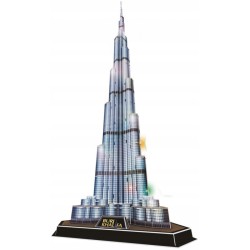 Puzzle 3D LED Burj Khalifa 136el. 20508 DANTE p12 CubicFun