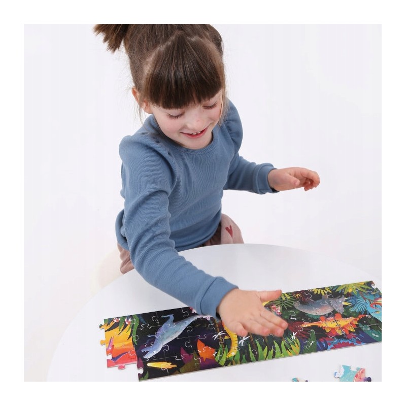 Czu Czu Puzzle panoramiczne Dinozaury