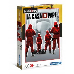 Clementoni Puzzle 500el Dom z papieru. La casa de papel NETFLIX 35084