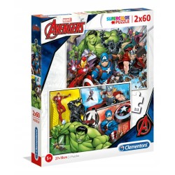Clementoni Puzzle 2x60el The Avengers Marvel 21605
