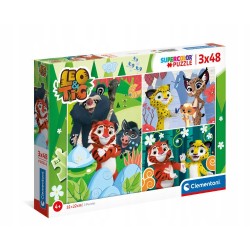 Clementoni Puzzle 3x48el Leo i Tig 25270 p6
