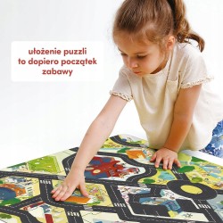 Czu Czu Duuuże puzzle Droga dla pojazdów