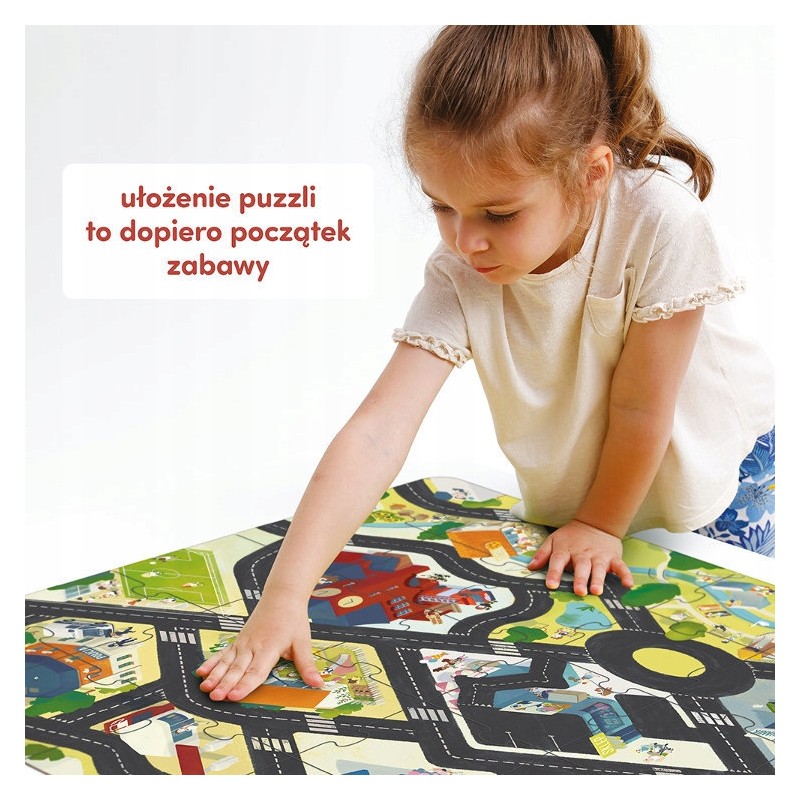 Czu Czu Duuuże puzzle Droga dla pojazdów