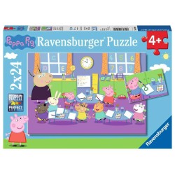 Puzzle 2x24el Świnka Peppa 090990 RAVENSBURGER p8