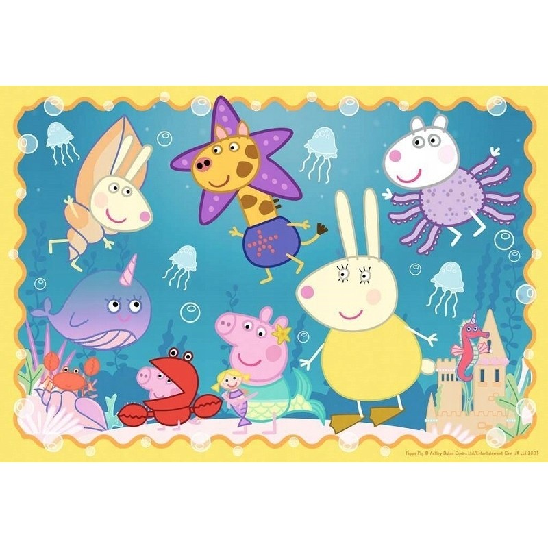 Puzzle 35el Świnka Peppa Podwodna przygoda 050628 RAVENSBURGER