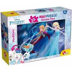 Puzzle dwustronne Maxi 35 elementów Frozen. Kraina Lodu 66711 LISCIANI