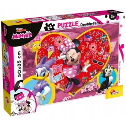 Puzzle dwustronne 24el Minnie Mouse 73979