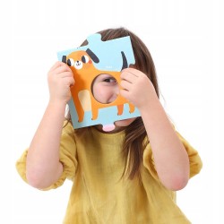 Czu Czu Duże puzzle z dziurką Alfabet