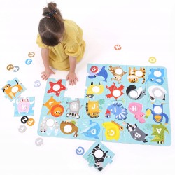 Czu Czu Duże puzzle z dziurką Alfabet