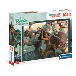 Clementoni Puzzle 104el Maxi Supercolor Raya i Ostatni Smok Disney 23750