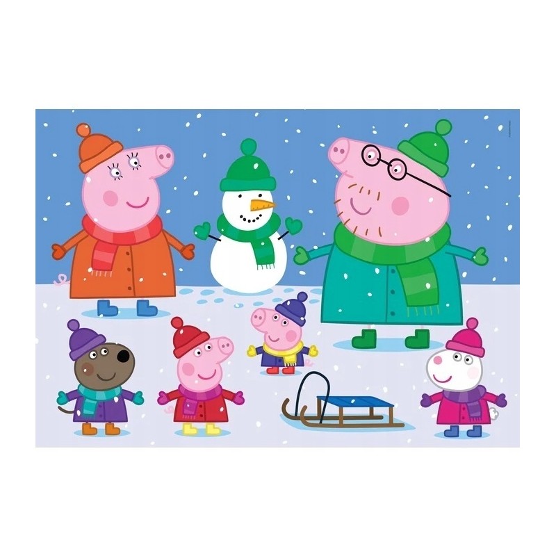 Clementoni Puzzle 104el Maxi Peppa Pig. Świnka Peppa 23752