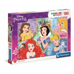 Clementoni Puzzle 180el Princess. Księżniczki 29311