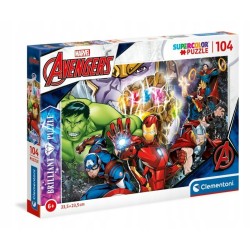 Clementoni Puzzle 104el brilliant Marvel 20181