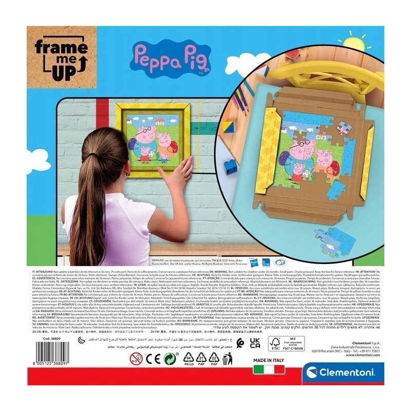Clementoni Puzzle 60el Frame me up Świnka Peppa 38809