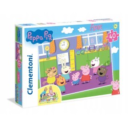 Clementoni Puzzle 40el podłogowe Świnka Peppa 25458