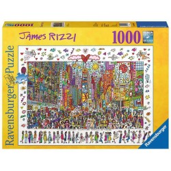 Puzzle 1000el James Rizzi Time Square 190690 RAVENSBURGER p5