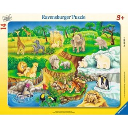 Puzzle ramkowe 14el ZOO 060528 p40