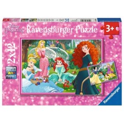 Puzzle 2x12el W świecie księżniczek 076208 RAVENSBURGER p12
