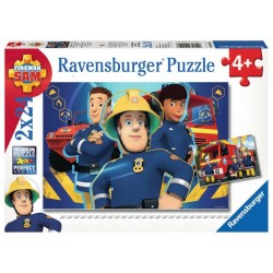 Puzzle 2x24el Strażak Sam niesie pomoc 090426 RAVENSBURGER p8