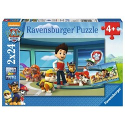 PROMO Puzzle 2x24el Psi Patrol - Rubble i Przyjaciele 090853 RAVENSBURGER p