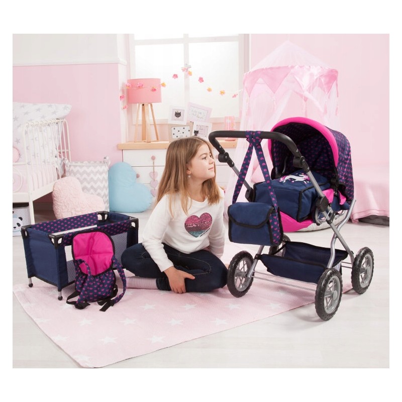 Bayer Wózek dla lalki Combi Grande zestaw 15054AB