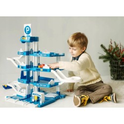 Wader-Polesie 46093 Parking garaż ARAL-2 4-poziomowy z samochodami