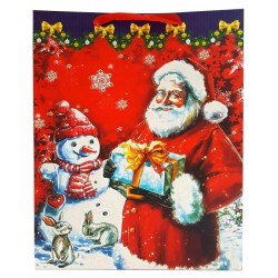 Torebka ozdobna prezentowa świąteczna 7001A 31x42x12cm p12 ,mix cena za 1 s