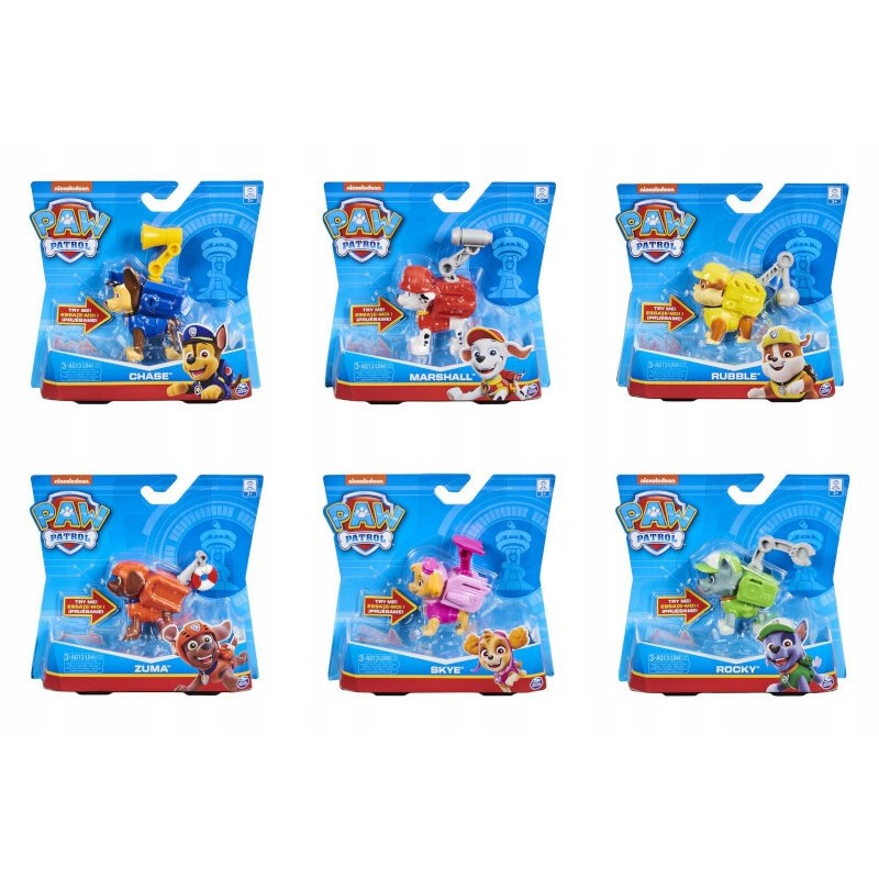 PAW PATROL / PSI PATROL Figurka Akcji z odznaką 6022626 Spin Master p6, mix