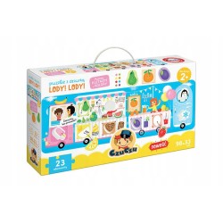CzuCzu Puzzle z dziurką Lody Lody