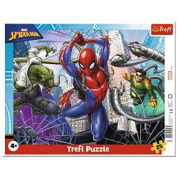 Puzzle 25el ramkowe Odważny Spiderman 31347 Trefl p16