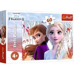 Puzzle 60el Zaczarowany świat Anny i Elsy. Frozen 2 17333 Trefl p20