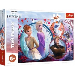 Puzzle 160el Siostrzana przygoda. Disney Frozen II 15374 Trefl p12