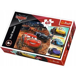 Puzzle 60el Cars 3 Zygzak McQueen z przyjaciółmi 17327 Trefl p20