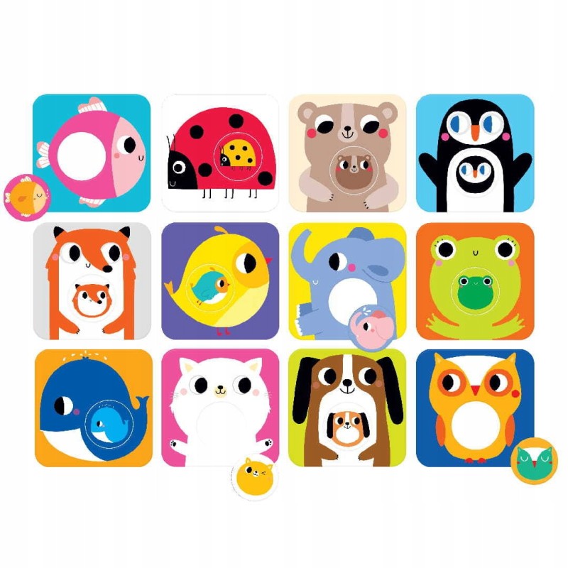 CzuCzu Puzzle z dziurką Maluchy 18m+