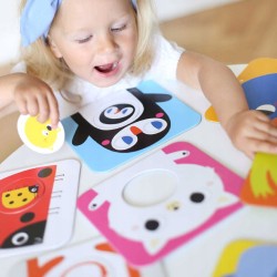 CzuCzu Puzzle z dziurką Maluchy 18m+