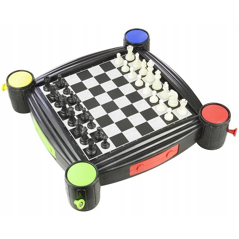 Gry Zestaw 7w1 Warcaby Chinczyk Węże i Drabiny