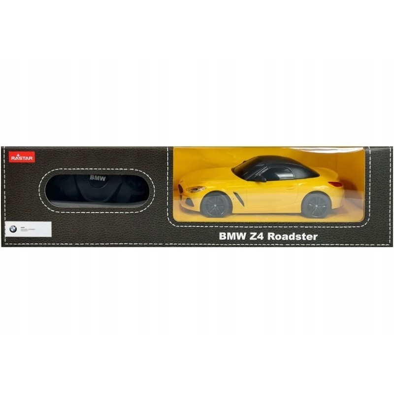 Auto R/C BMW Z4 Roadster Rastar 1:24 Żółte