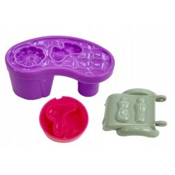 Zestaw Fryzjerski Ciastolina Walizka 30 Elementów