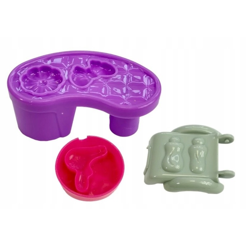 Zestaw Fryzjerski Ciastolina Walizka 30 Elementów