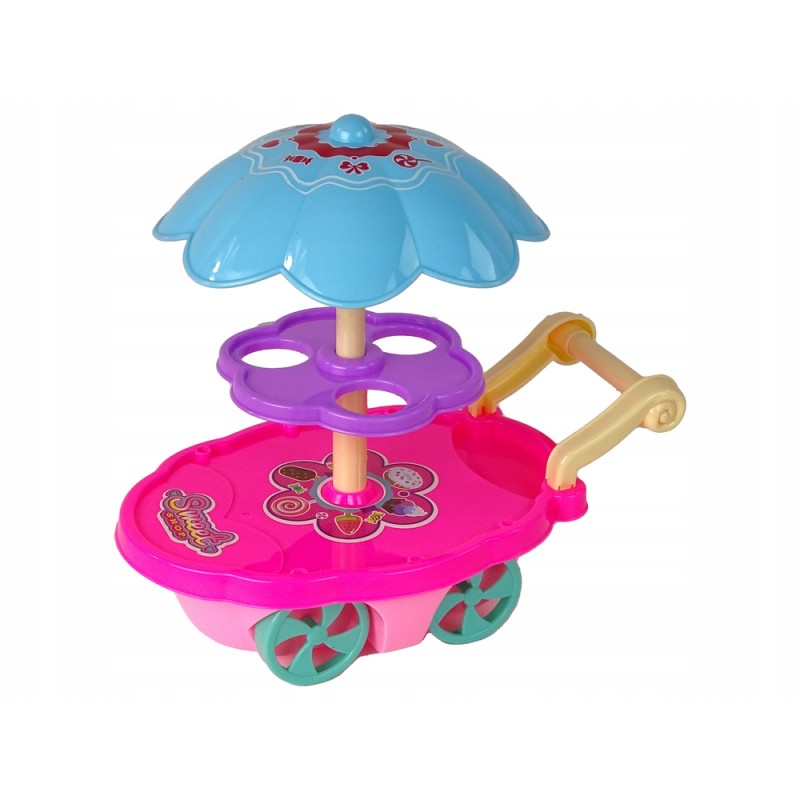 Zestaw Słodkości Wózek Stoisko Lodziarnia