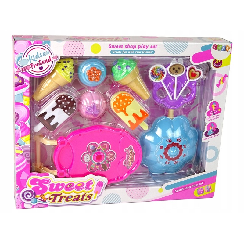 Zestaw Słodkości Wózek Stoisko Lodziarnia