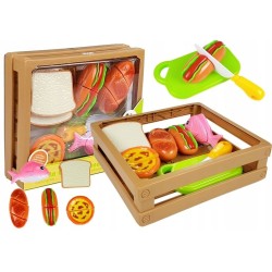 Zestaw Do Krojenia Hot Dog Ryba na Rzepy w Skrzyni